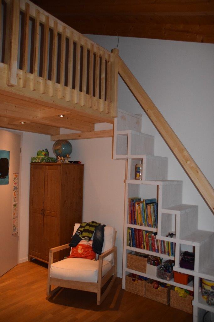Galerie Einbau Galerie-Einbau im Kinderzimmer